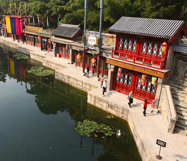 Beijing. Summer Palace. Suzhou water street